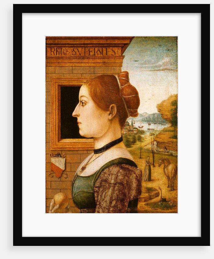 Portrait of a Woman, possibly Ginevra d'Antonio Lupari Gozzadini, 1494? by Maestro delle Storie del Pane