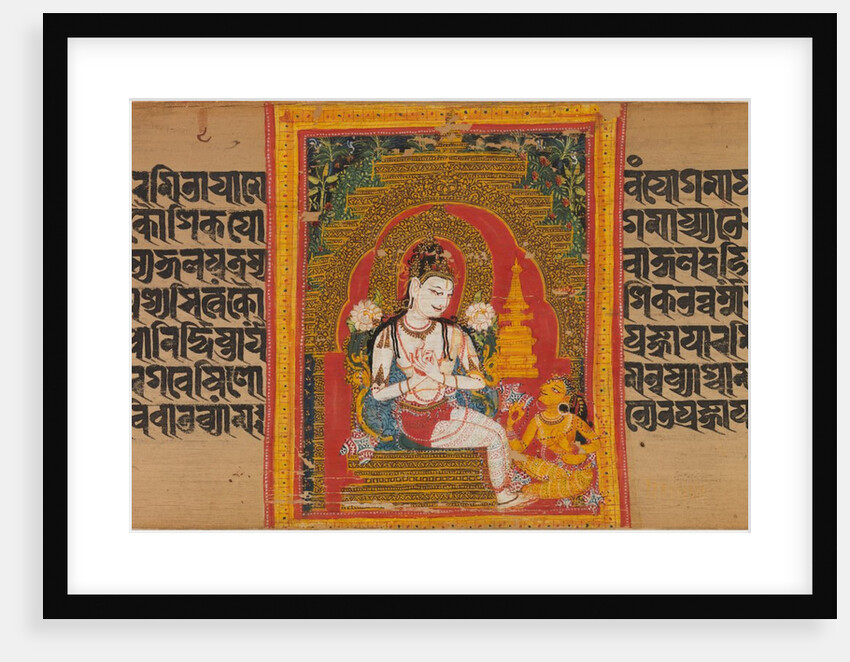Bodhisattva Avalokiteshvara Expounding the Dharma to a Devotee…, early 12th century by Mahavihara Master