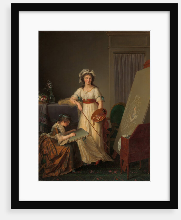 The Interior of an Atelier of a Woman Painter, 1789 by Marie Victoire Lemoine