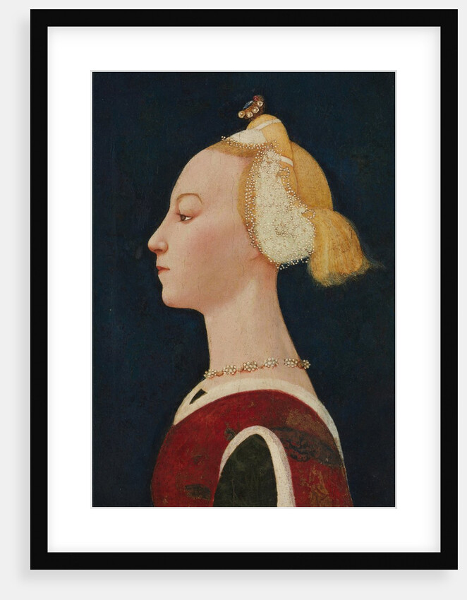 Portrait of a Woman, probably 1450s by Master of the Castello Nativity