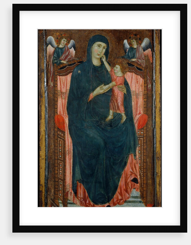 Madonna and Child Enthroned with Angels by Master of Varlungo