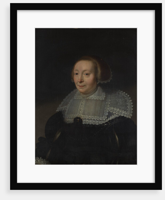 Portrait of a Woman with a Lace Collar, ca. 1632-35 by Michiel van Mierevelt