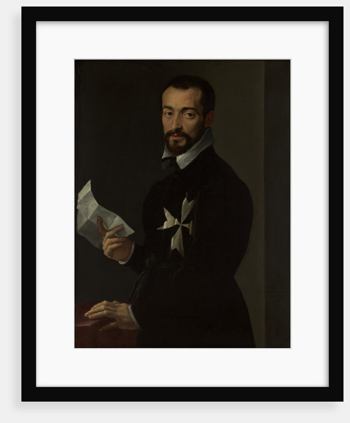 Portrait of a Knight of Malta, Probably Fra Jacopo Salviati, 1566 by Mirabello Cavalori