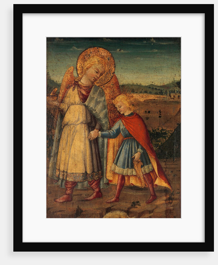 The Archangel Raphael and Tobias, early to mid-1460s by Workshop of Neri di Bicci