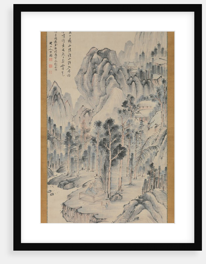 Shorinji Temple, 1817 by Okada Beisanjin