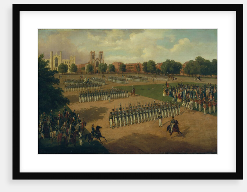 Seventh Regiment on Review, Washington Square, New York, 1851 by Otto Boetticher