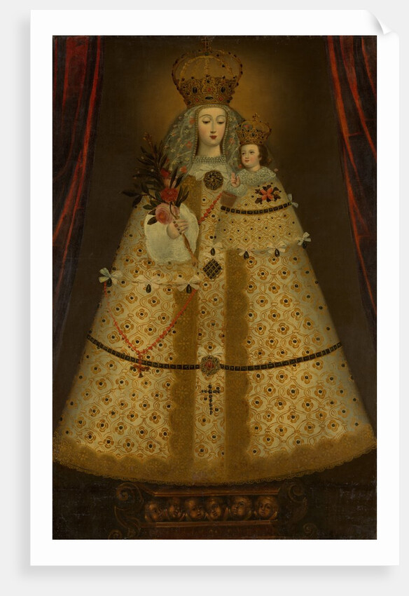 Our Lady of Guápulo, 18th century by Peruvian Painter