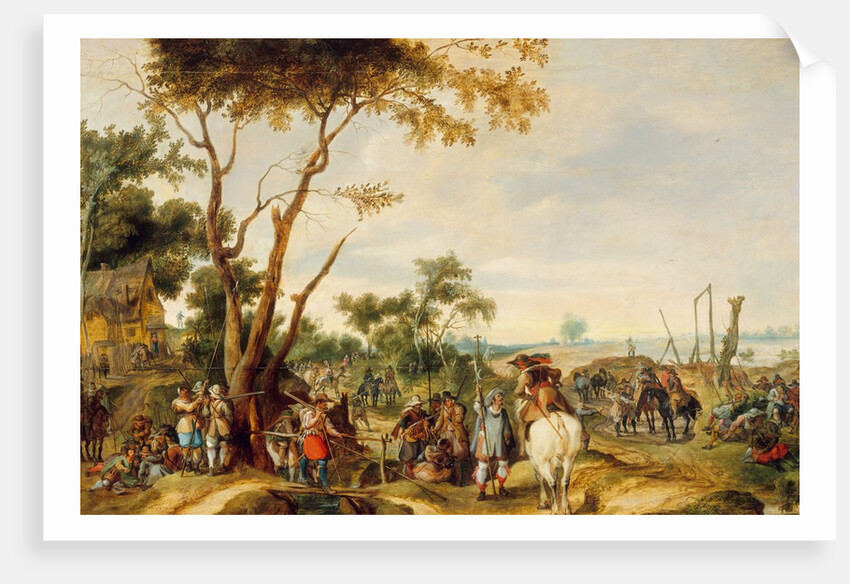 Soldiers Bivouacking by Pieter Snayers