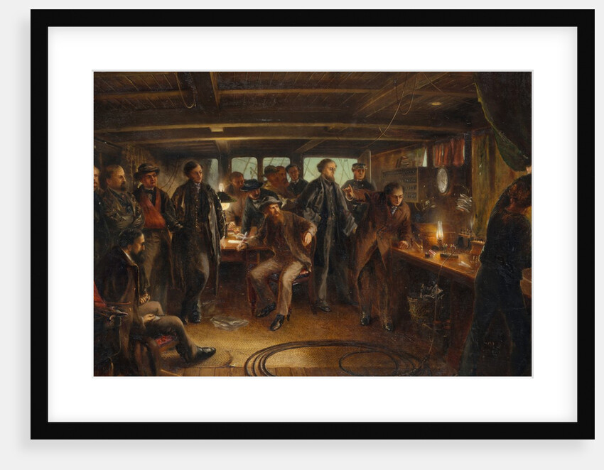 Awaiting the Reply, ca. 1866 by Robert Charles Dudley