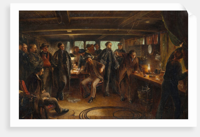 Awaiting the Reply, ca. 1866 by Robert Charles Dudley