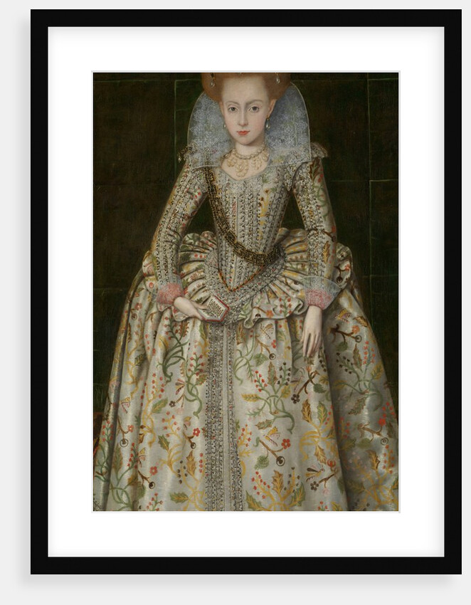 Princess Elizabeth, Later Queen of Bohemia, ca. 1606 by Robert Peake I