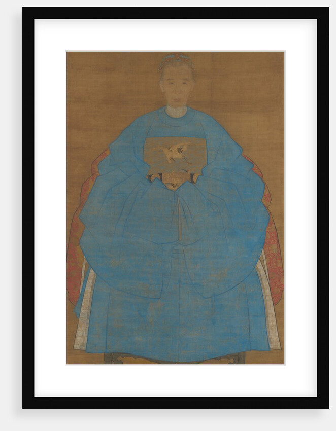Portrait of an Old Lady, dated 'xinyou' by Ruan Zude
