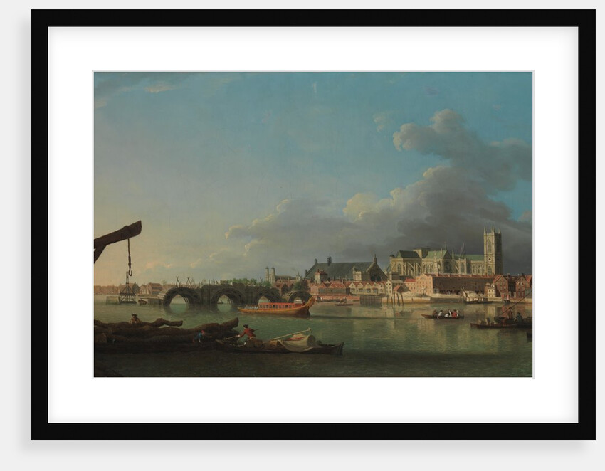 The Building of Westminster Bridge by Samuel Scott