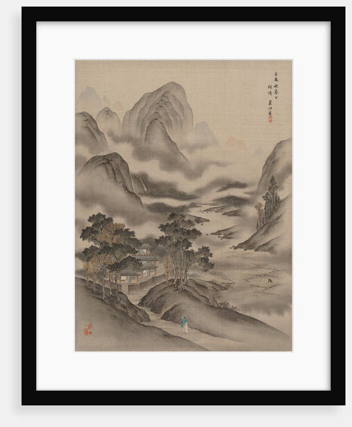 Visiting a Friend, 1892 by Seki Shuko