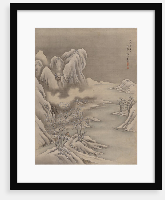 Winter Scene, 1892 by Seki Shuko