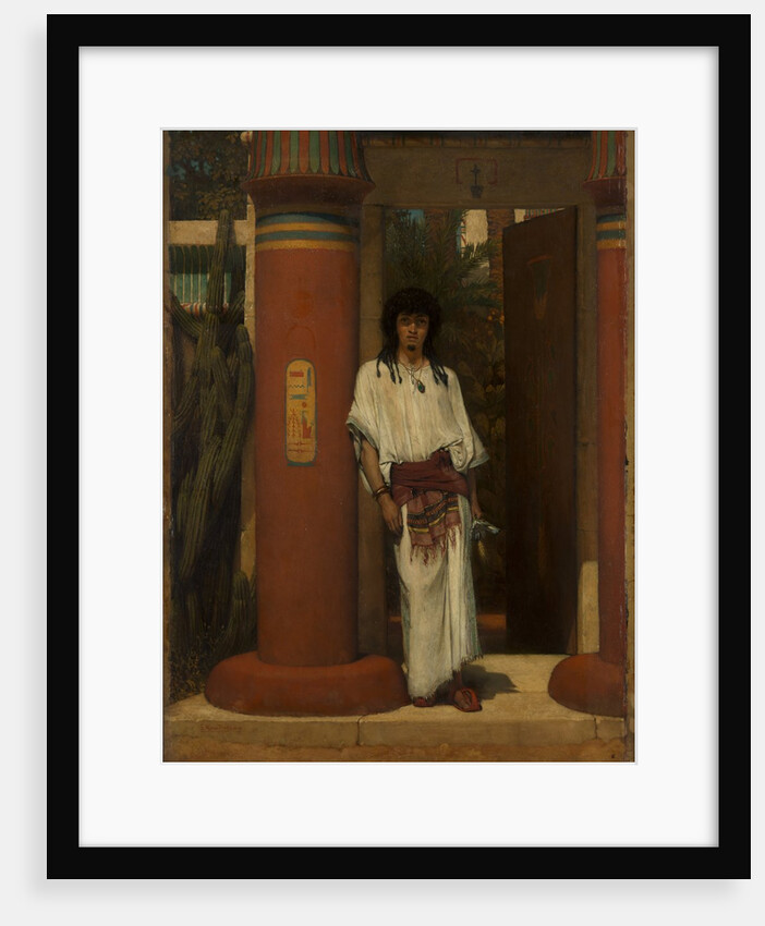 An Egyptian in a Doorway, 1865 by Sir Lawrence Alma-Tadema