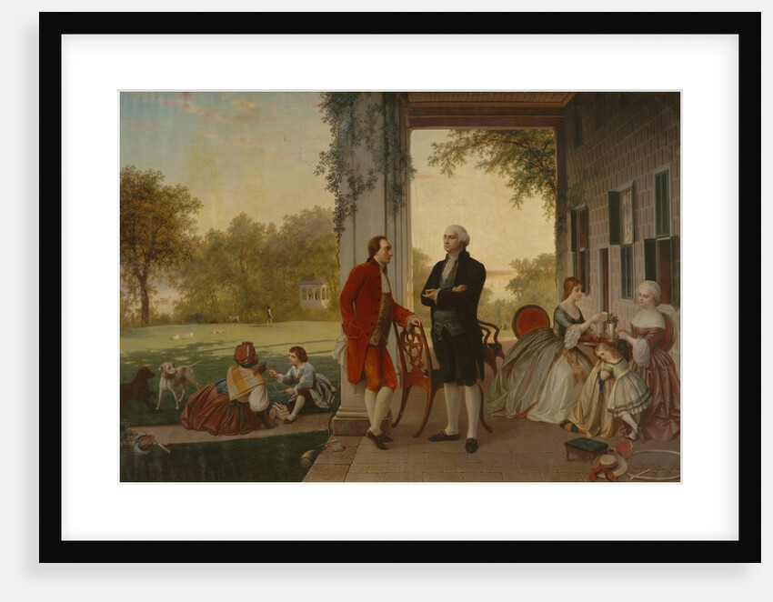 Washington and Lafayette at Mount Vernon, 1784, 1859 by Thomas Pritchard Rossiter
