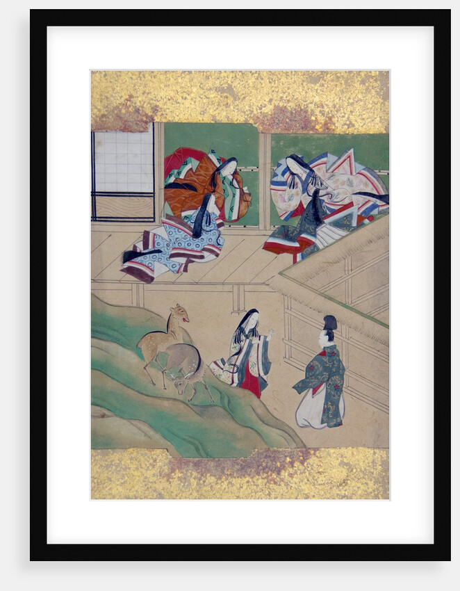 Scenes from Tales of Ise, late 18th century by Tosa School