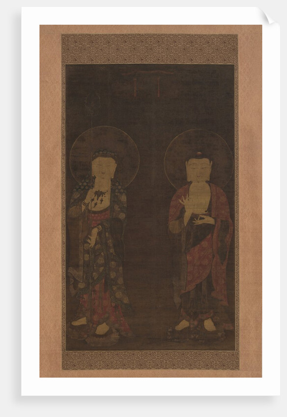 Amitabha and Kshitigarba, first half of the 14th century by Unknown