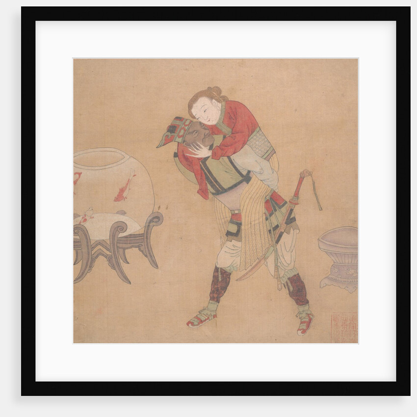 Tartar Officer Carrying Blond Lady, 19th century by Unknown