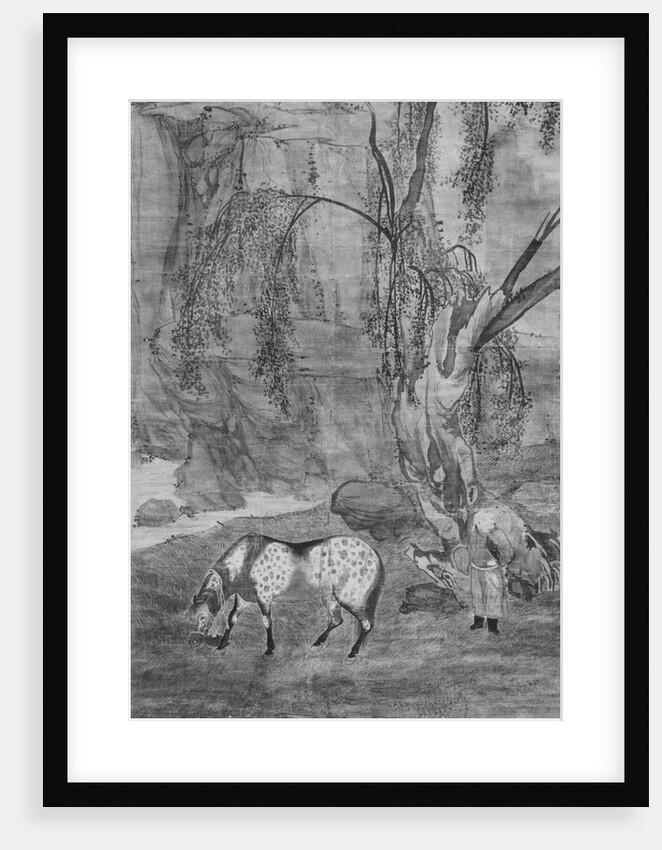 Horse, Groom, and Falcon, 17th century by Unknown