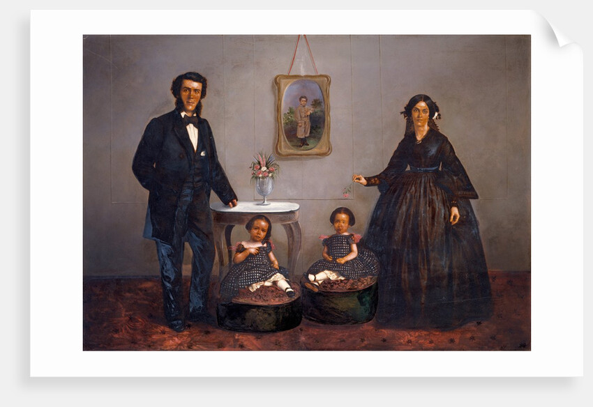 [Family Portrait], ca. 1855 by WL Germon
