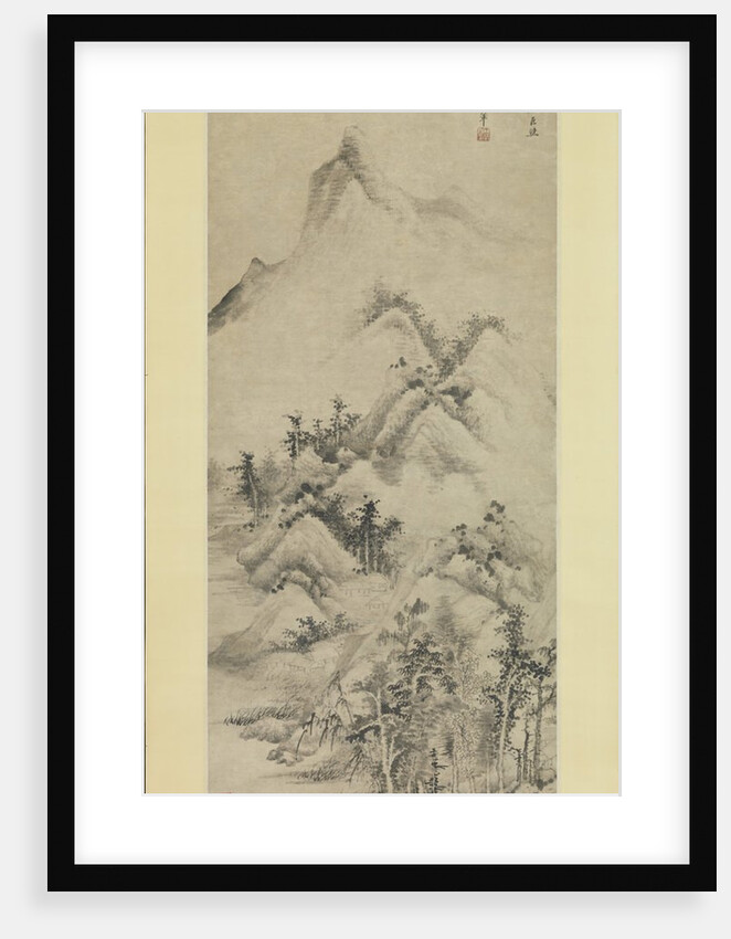 Clearing after Rain over Streams and Mountains, dated 1662 by Wang Hui