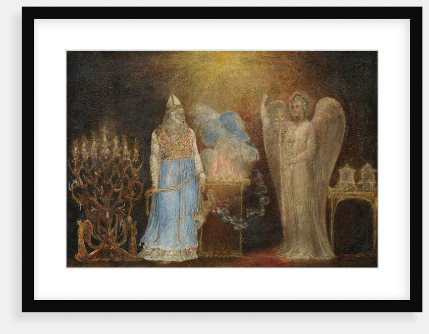 The Angel Appearing to Zacharias, 1799-1800 by William Blake