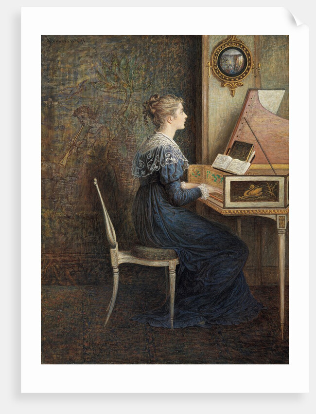 An Old Song, 1874 by William John Hennessy