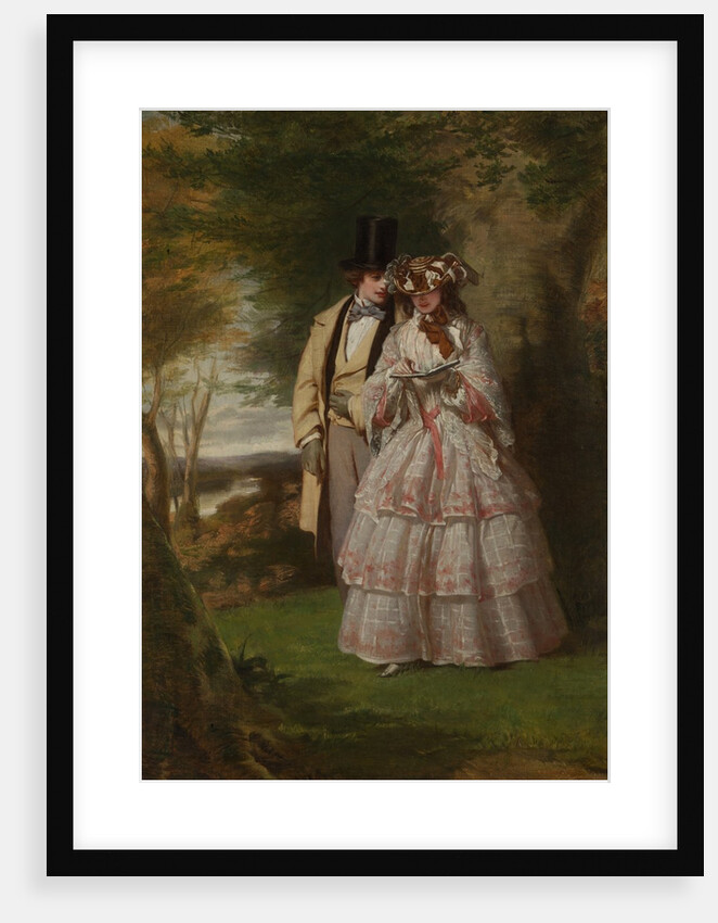 The Two Central Figures in 'Derby Day', 1860 by William Powell Frith