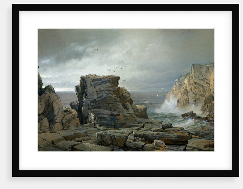 A Rocky Coast, 1877 by William Trost Richards