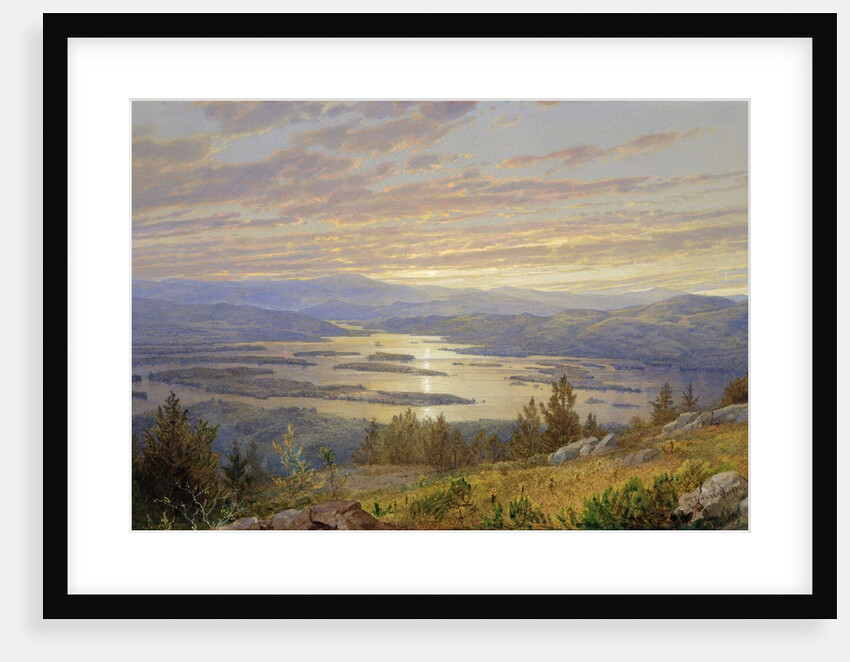 Lake Squam from Red Hill, 1874 by William Trost Richards