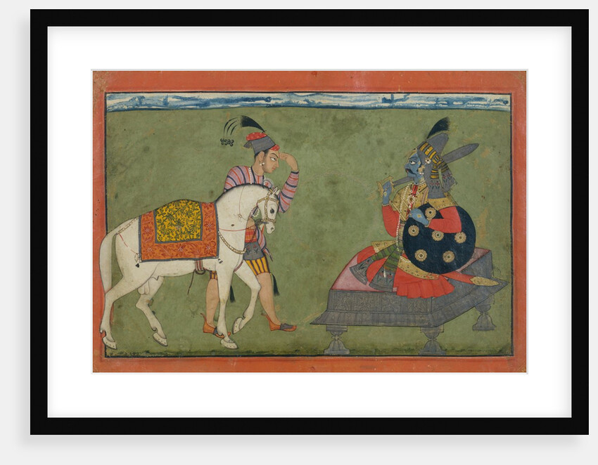 Kalki Avatar, the Future Incarnation of Vishnu, ca. 1700-1710 by Unknown