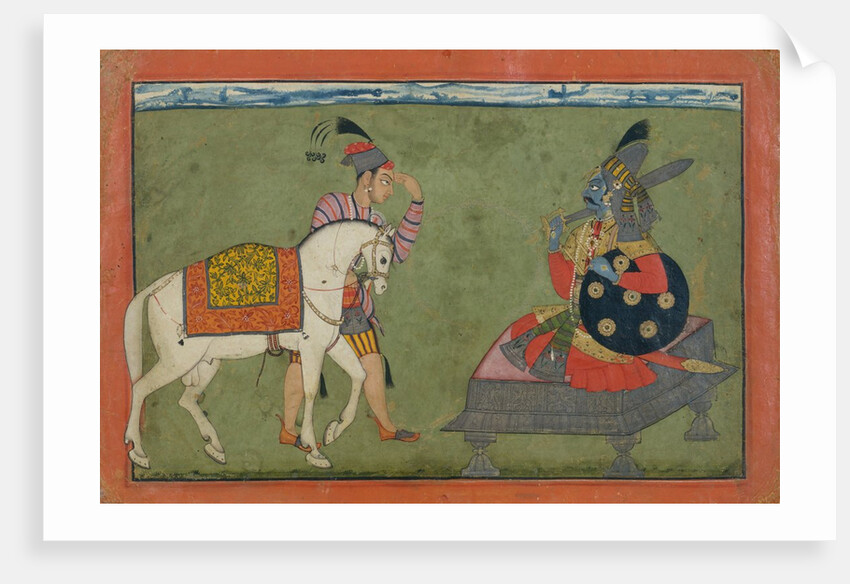 Kalki Avatar, the Future Incarnation of Vishnu, ca. 1700-1710 by Unknown
