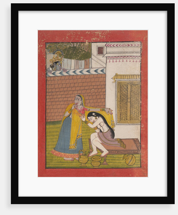 Krishna Spying on Radha, ca. 1780-90 by Unknown