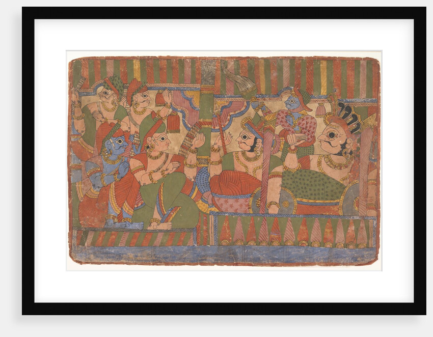 Council of Heroes…from a Dispersed Mahabharata, ca. 1800 by Unknown