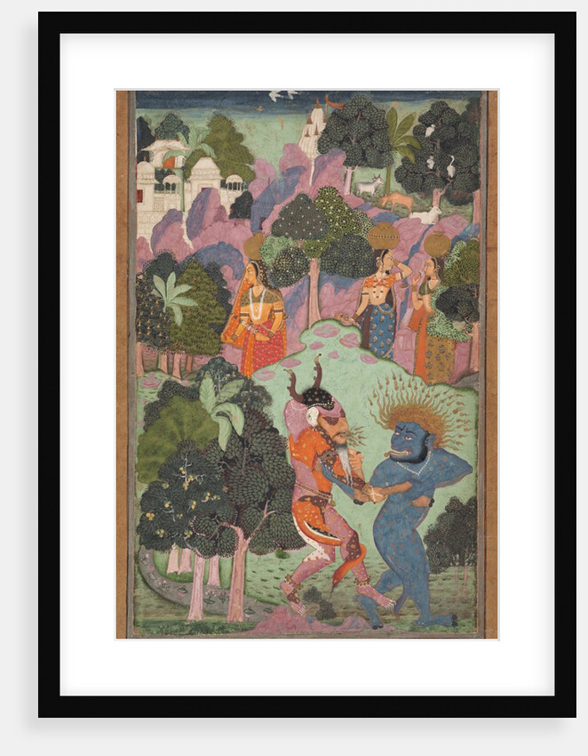 Demons Fighting Over an Animal Limb, late 17th century by Unknown