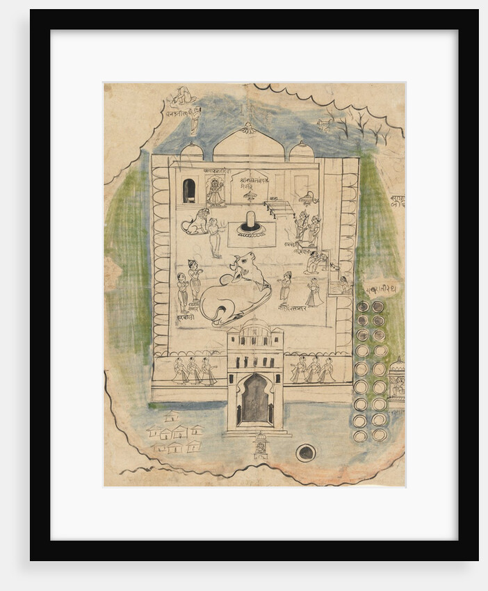 Linga Temple Compound, late 19th century by Unknown