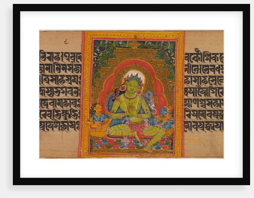 Green Tara, Folio from… Manuscript, early 12th century by Unknown