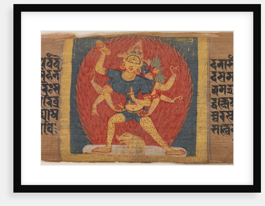 Wrathful Eight-armed and Three-faced Goddess Tara Marichi…, ca. 1090 by Unknown