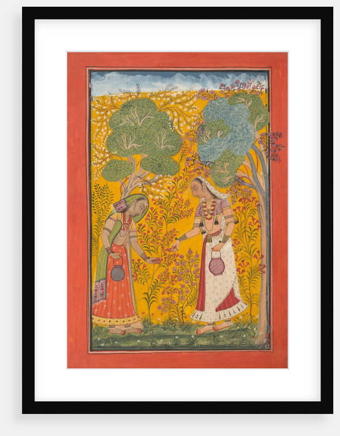 Vasanti Ragini, Page from a Ragamala Series , ca. 1710 by Unknown