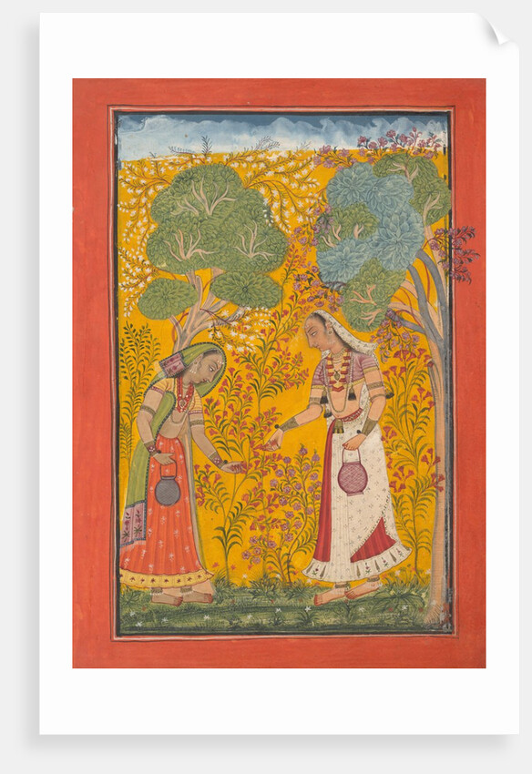 Vasanti Ragini, Page from a Ragamala Series , ca. 1710 by Unknown