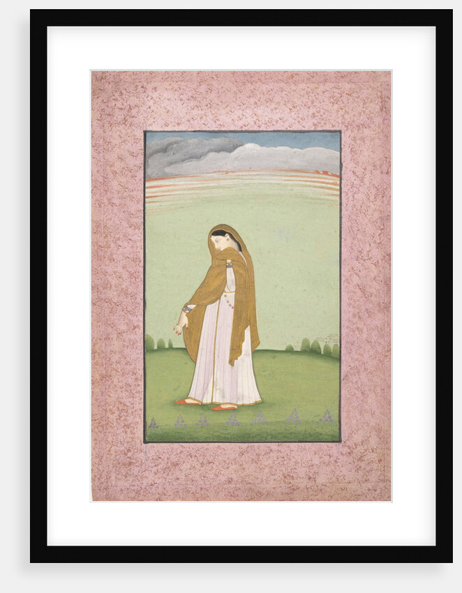 Abhisarika Nayika, a Heroine Longing for Her Lover, ca. 1790-1800 by Unknown