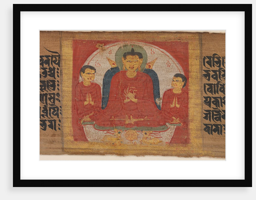 Buddha with His Hands Raised in Dharmacakra Mudra…, ca. 1090 by Unknown