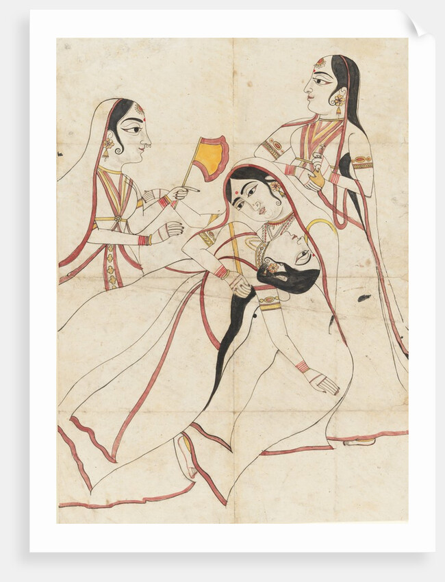 A Swooning Lady, late 19th century by Unknown