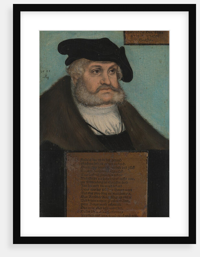 Friedrich III, the Wise, Elector of Saxony, 1533 by Lucas Cranach the Elder