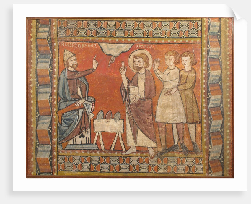 Fresco with Miracle of the Jewels, late 13th-early 14th century by Unknown