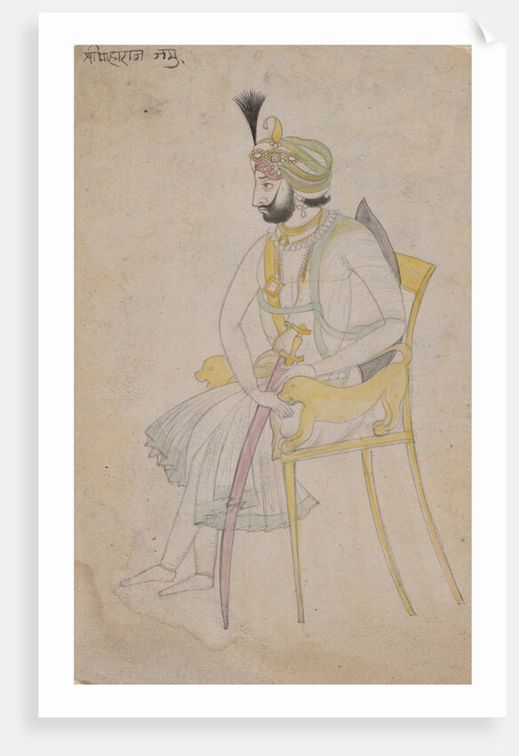 Maharaja Ranbir Singh, ca. 1860-80 by Unknown
