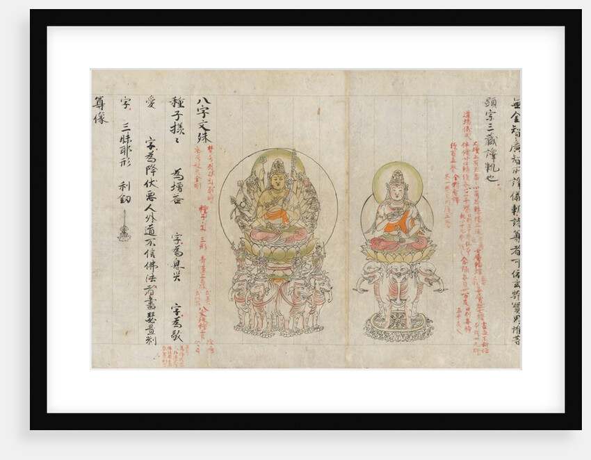 Scroll from the Compendium of Iconographic Drawings, late 12th century by Unknown