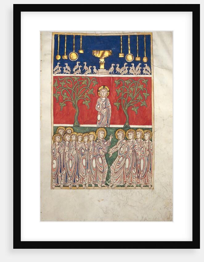 Leaf from a Beatus Manuscript: the Opening of the Fifth Seal, ca. 1180 by Unknown